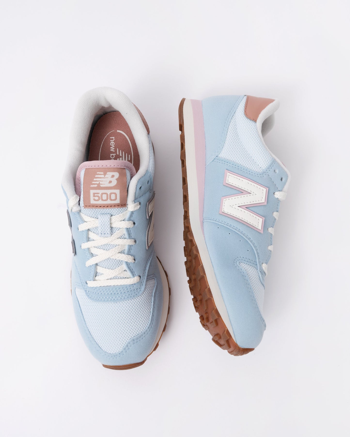 New Balance W500 Womens Trainers - Light Chrome Blue