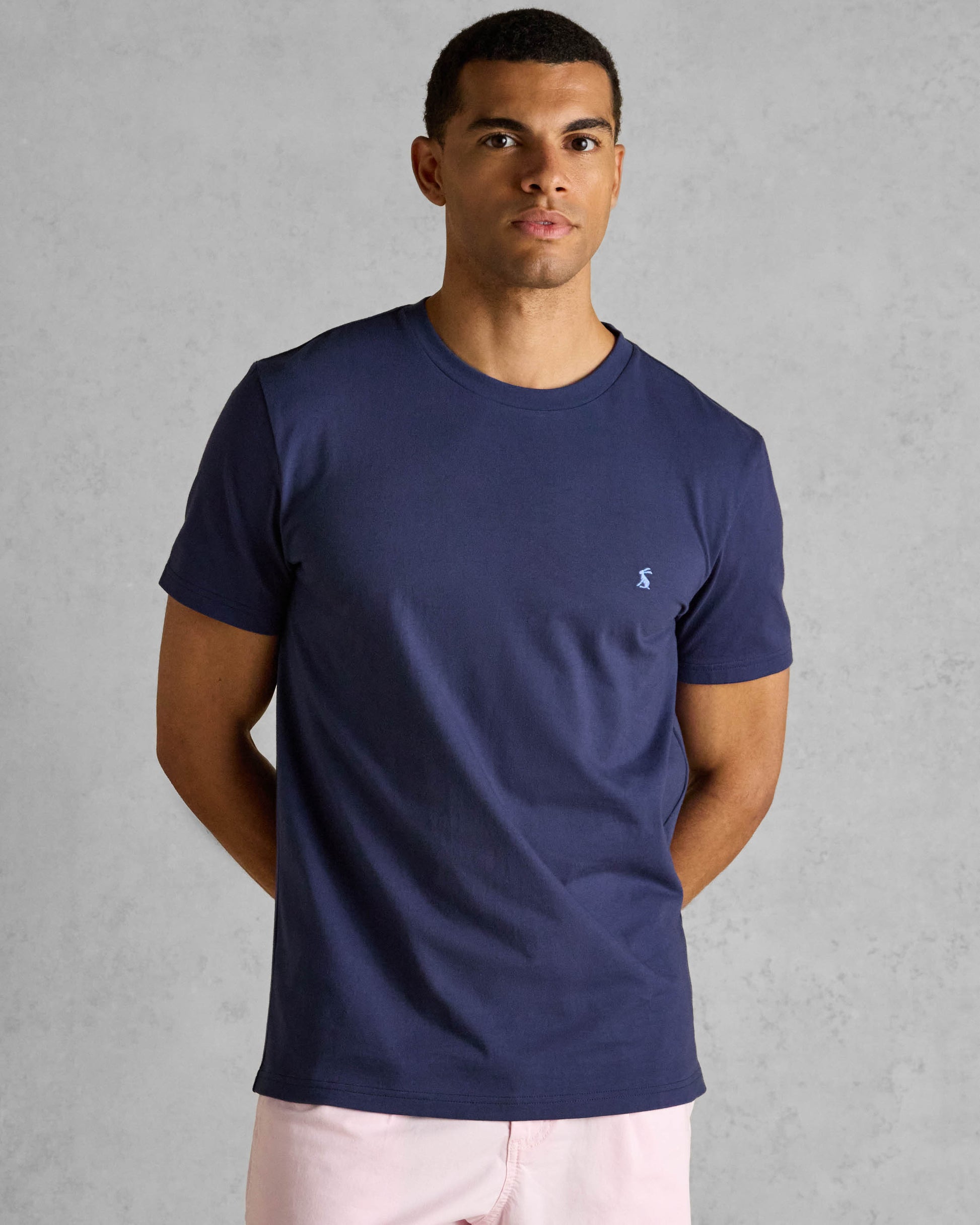 Joules Mens Everyday T-Shirt - Navy - CHO - Designer 