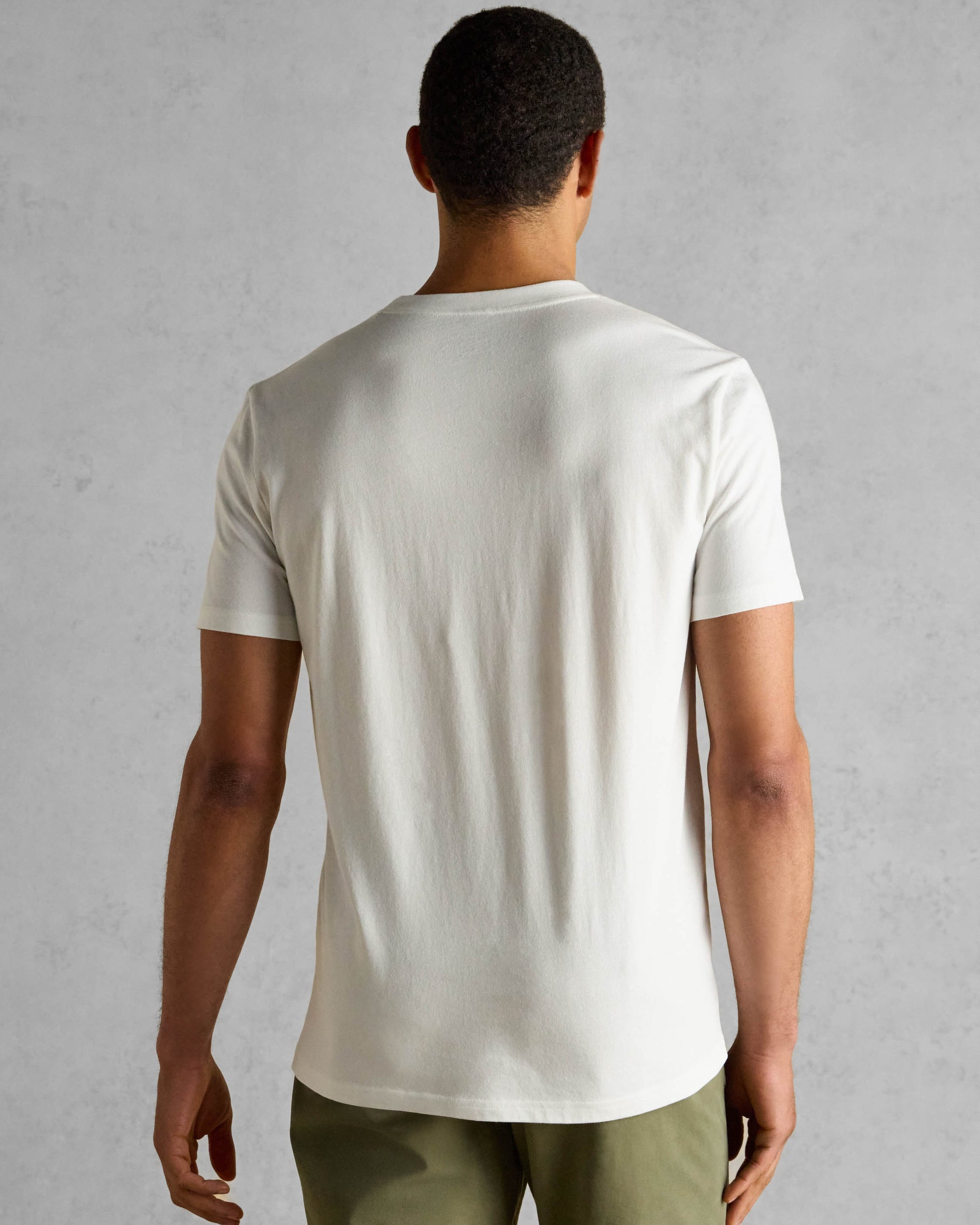 Joules Mens Everyday T-Shirt - White - CHO - Designer 