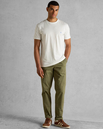 Joules Mens Everyday T-Shirt - White - CHO - Designer 