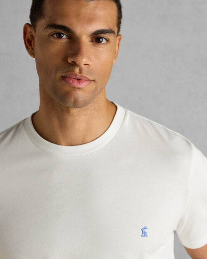 Joules Mens Everyday T-Shirt - White - CHO - Designer 