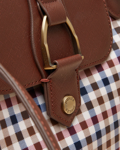 Joules Edie Womens Nylon Tote Bag - Gingham - CHO - Designer Womens Tote Bags