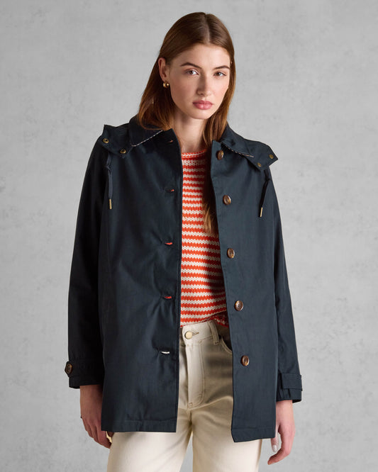Joules Rainmore Womens Jacket - Navy - CHO - Designer 