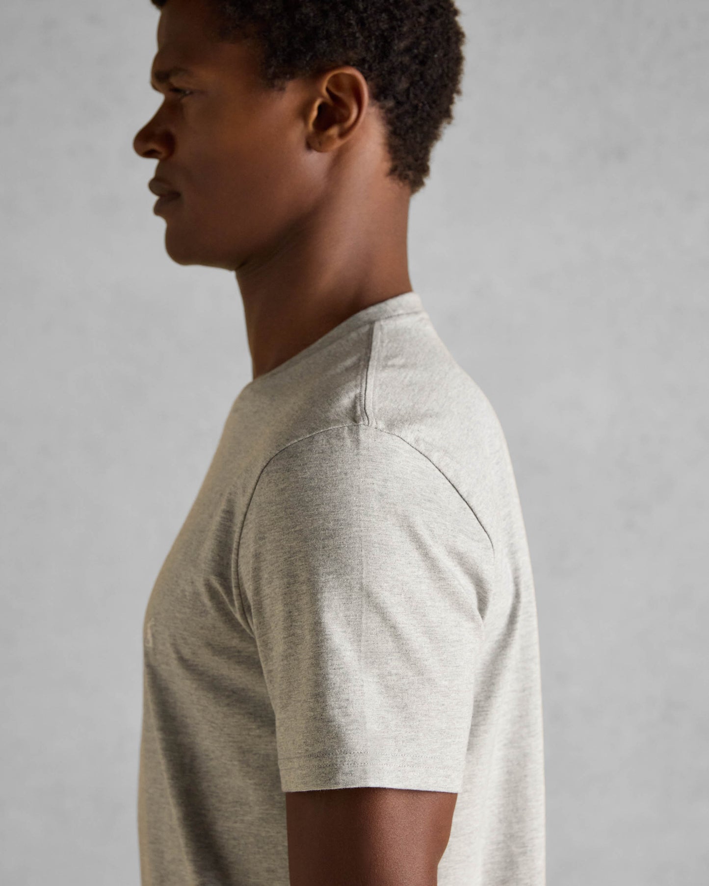 Joules Mens Everyday T-Shirt - Grey - CHO - Designer 