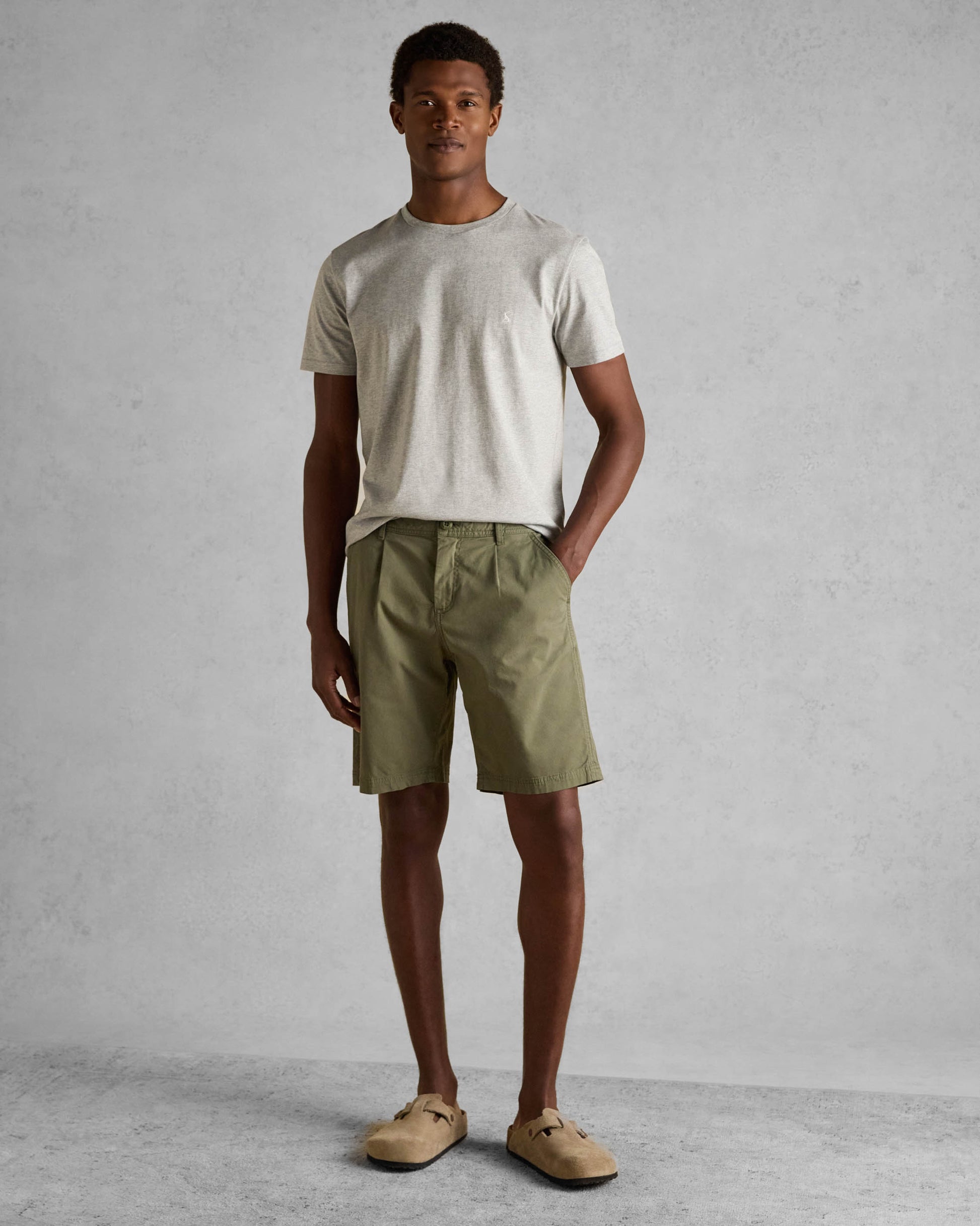 Joules Mens Everyday T-Shirt - Grey - CHO - Designer 