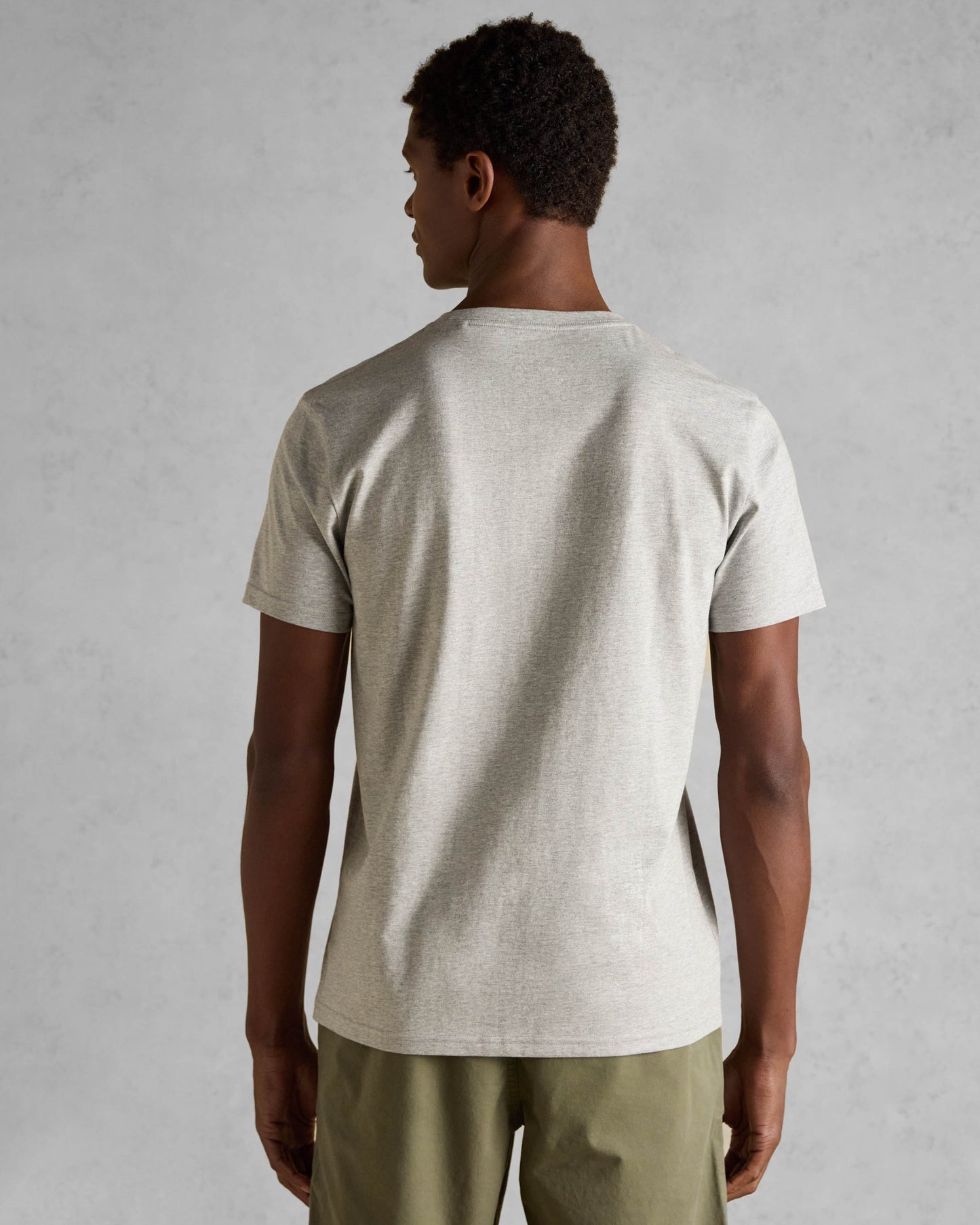 Joules Mens Everyday T-Shirt - Grey - CHO - Designer 