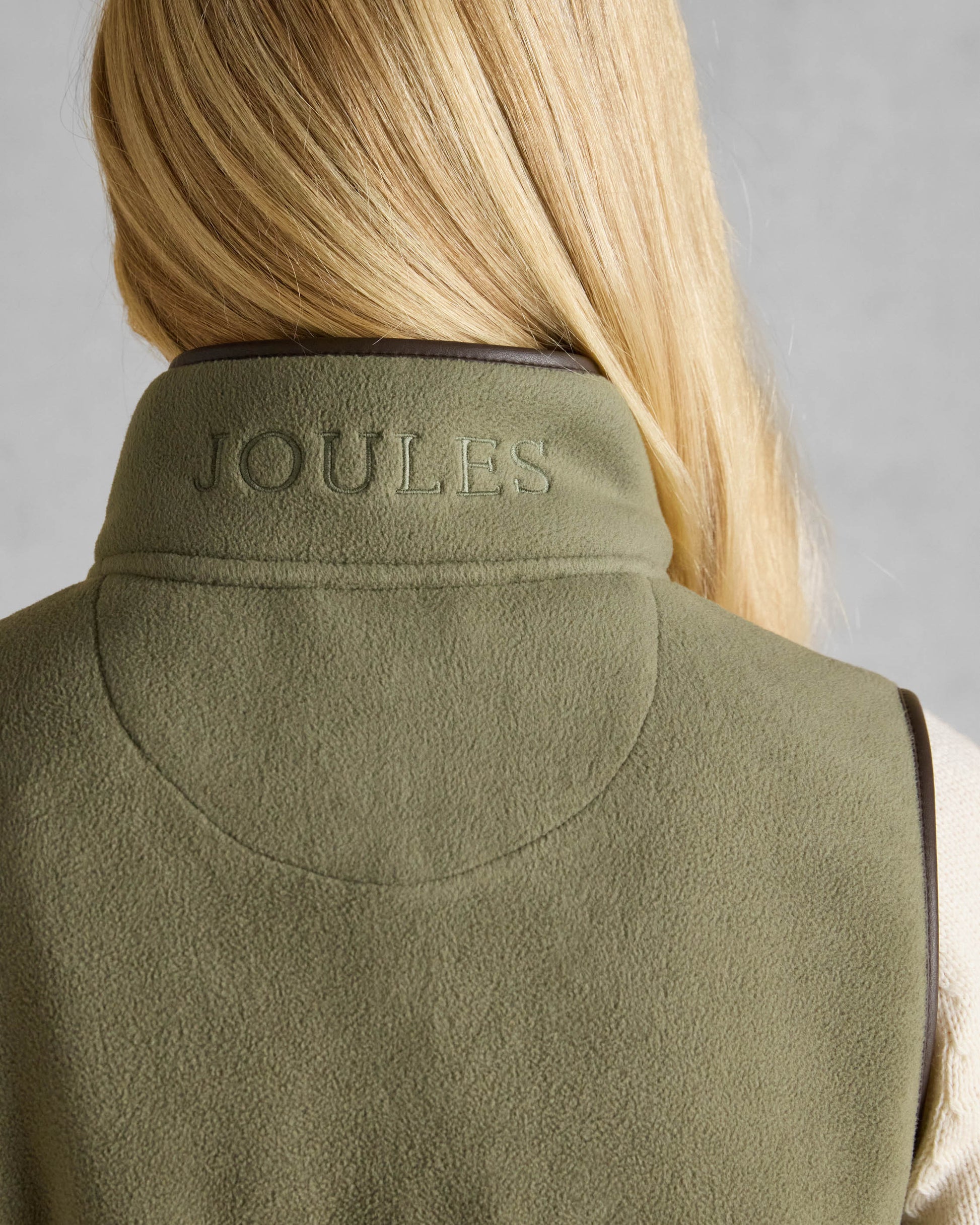 Joules Womens Heritage Gilet - Light Green - CHO - Designer Womens Fleece Gilets