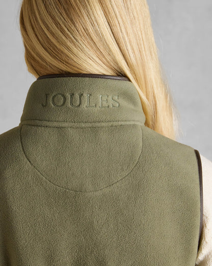 Joules Womens Heritage Gilet - Light Green - CHO - Designer Womens Fleece Gilets