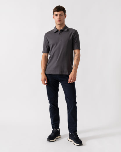 Oliver Sweeney Hunston Mens Short Sleeve Polo Shirt - Slate