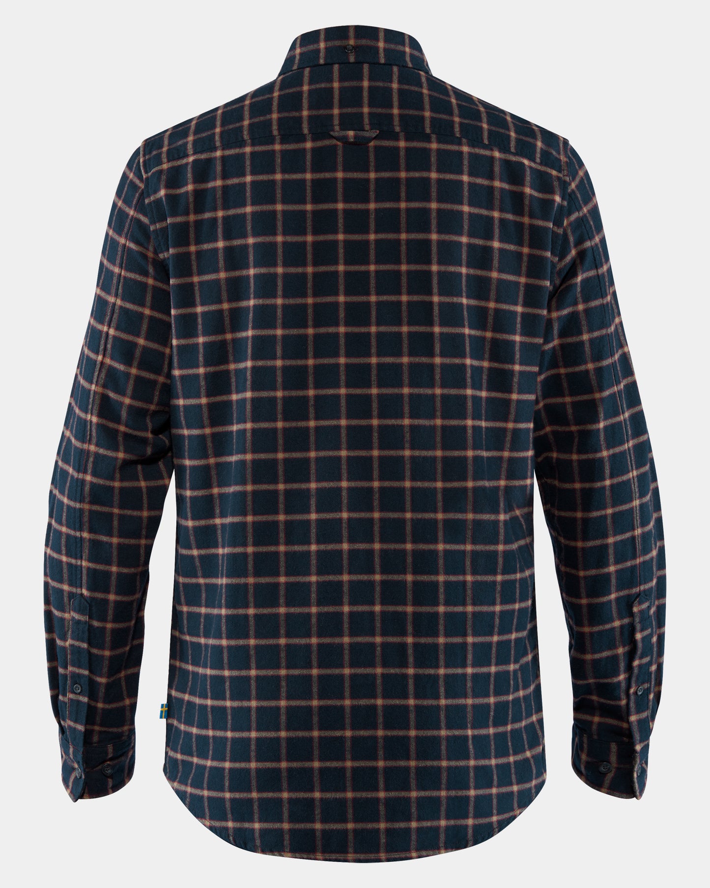 Fjallraven Övik Flannel Mens Long Sleeve Shirt - Dark Navy 555