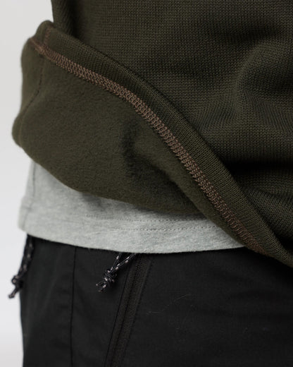 Fjallraven Ovik Mens Half Zip Fleece - Deep Forest 662