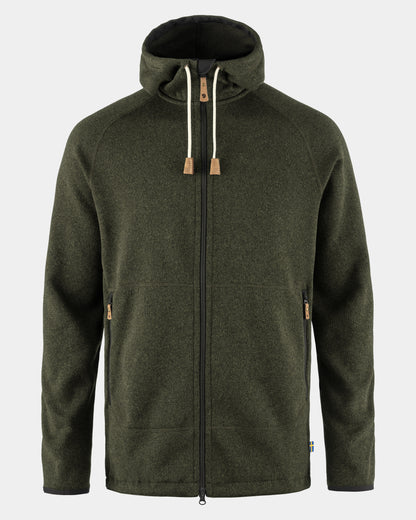 Fjallraven Ovik Fleece Hoodie - Deep Forest 662