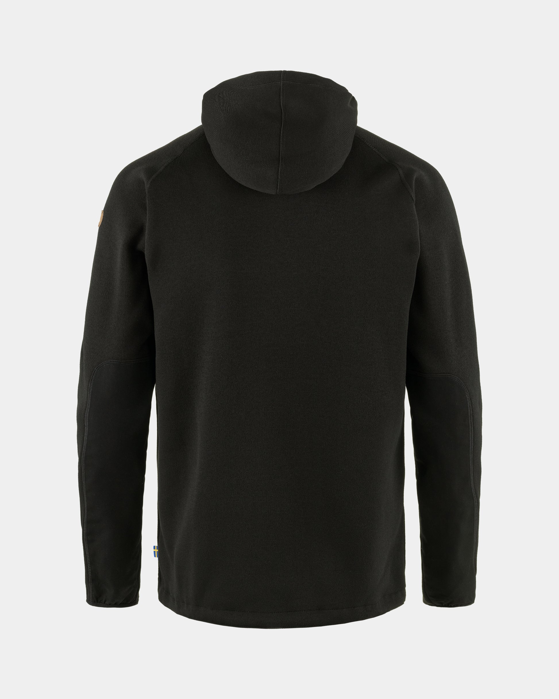 Fjallraven Ovik Mens Fleece Hoodie - Black 550 | CHO | Designer Mens Hoodies