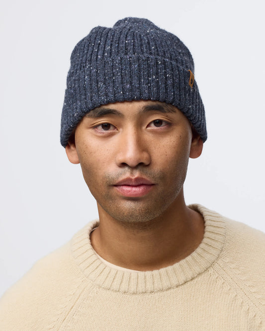 Fjallraven Övik Neps Unisex Beanie - Dark Navy 555 | CHO | Designer Unisex Beanies