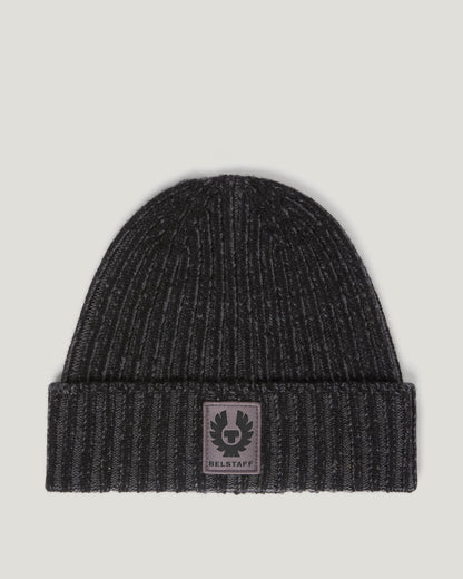 Belstaff Plated Watch Mens Hat - Black/Tornado Grey