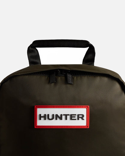Hunter Nylon Backpack Small - Dark Olive