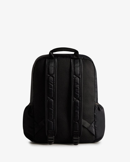 Hunter Nylon Large Backpack - Black