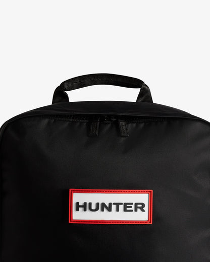 Hunter Nylon Large Backpack - Black