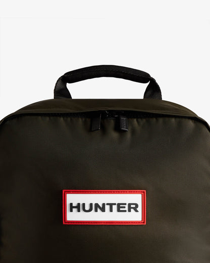 Hunter Nylon Large Backpack - Dark Olive