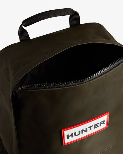 Hunter Nylon Large Backpack - Dark Olive
