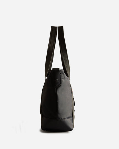 Hunter Nylon Midi Topclip Tote - Black