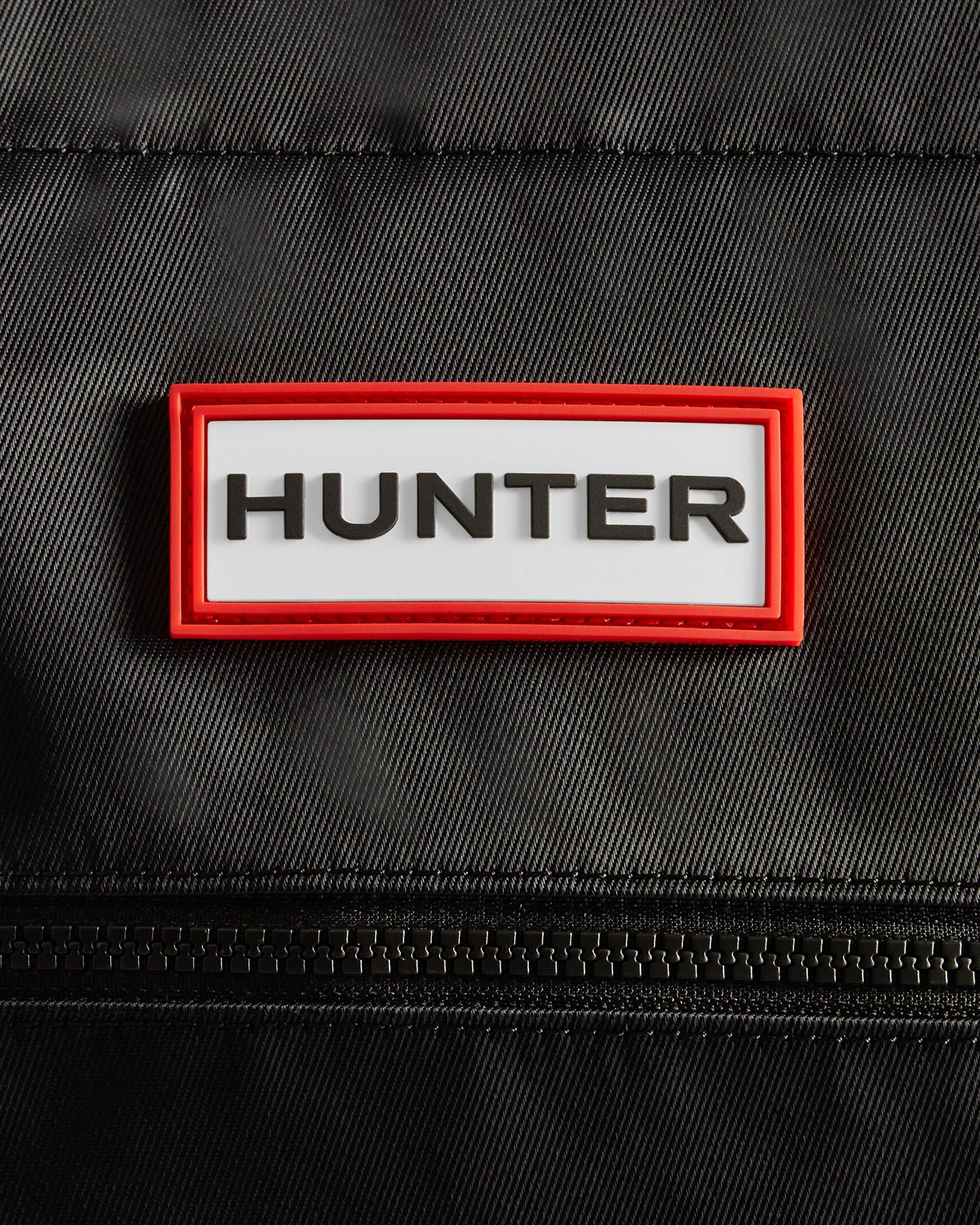 Hunter Nylon Midi Topclip Tote - Black