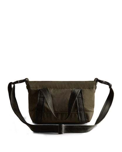 Hunter Nylon Mini Topclip Tote - Dark Olive