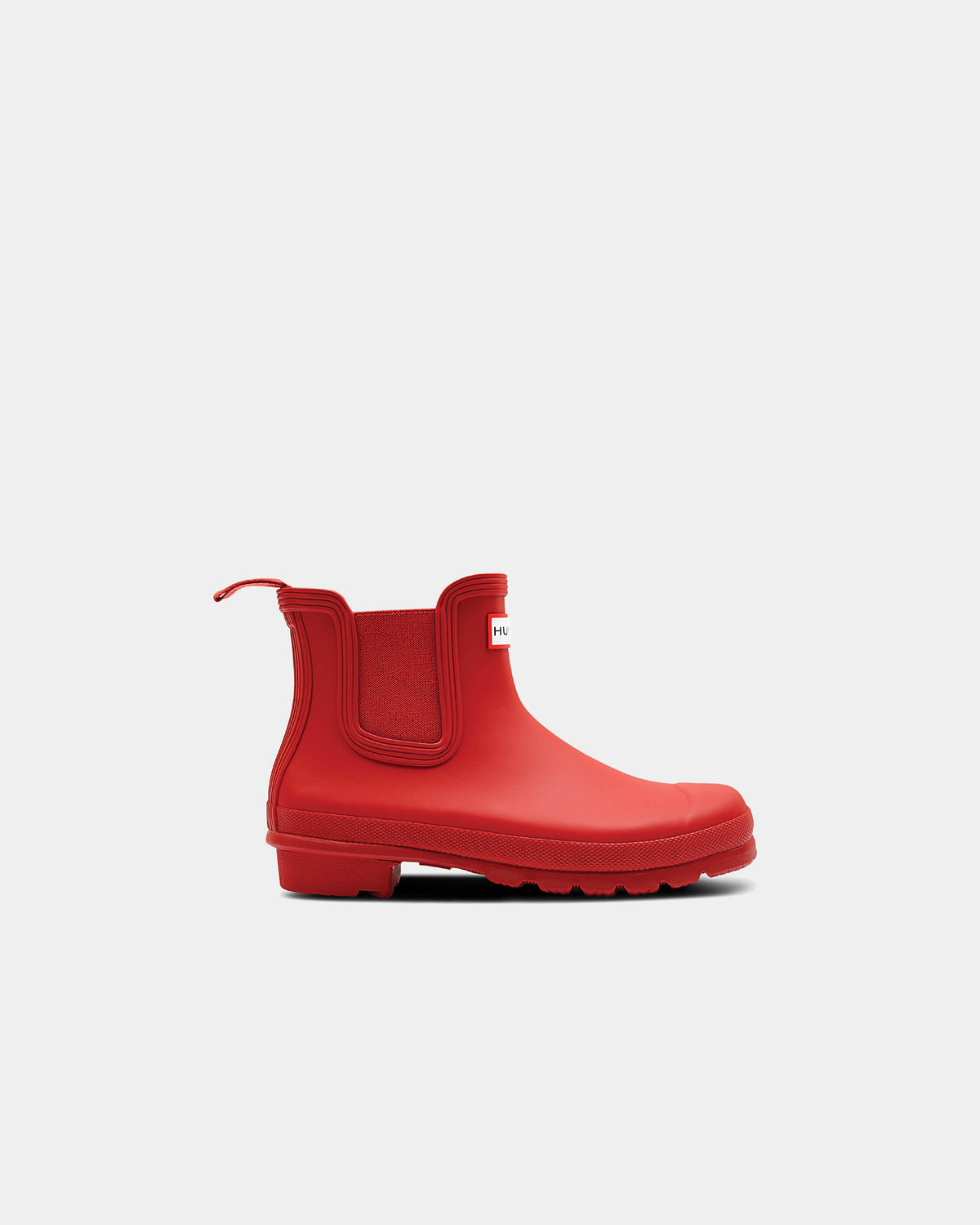 Hunter Original Chelsea Womens Boots - Military Red | CHO | Designer Womens Short Wellies