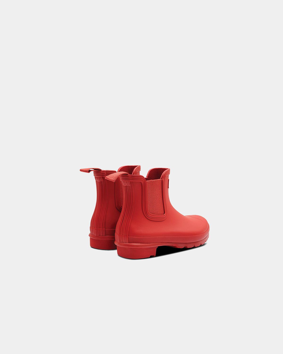 Hunter Original Chelsea Womens Boots - Military Red | CHO | Designer Womens Short Wellies