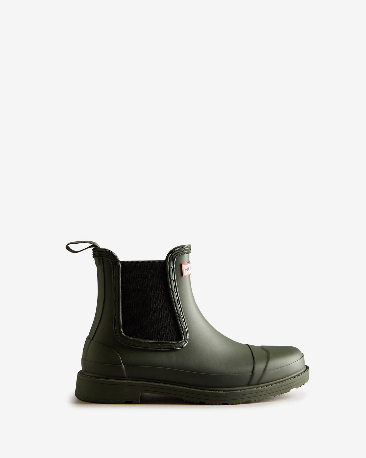 Hunter Commando Womens Chelsea Boot  - Dark Olive