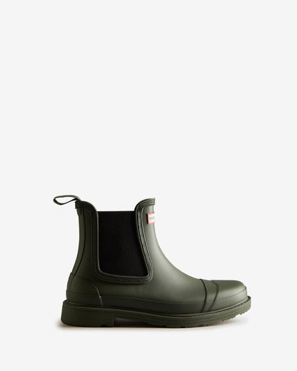 Hunter Commando Womens Chelsea Boot  - Dark Olive