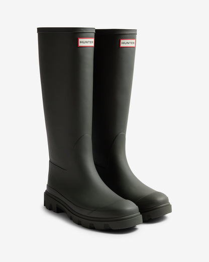 Hunter Unisex Downpour Tall Boot - Dark Olive