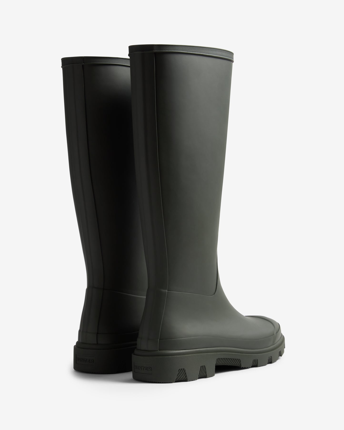 Hunter Unisex Downpour Tall Boot - Dark Olive