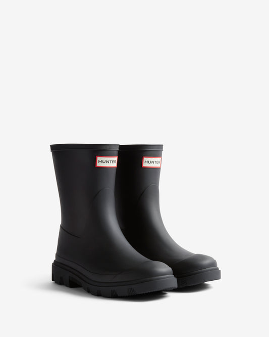 Hunter Unisex Downpour Short Boot - Black