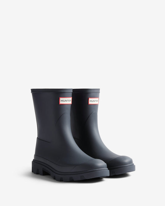 Hunter Unisex Downpour Short Boot - Navy