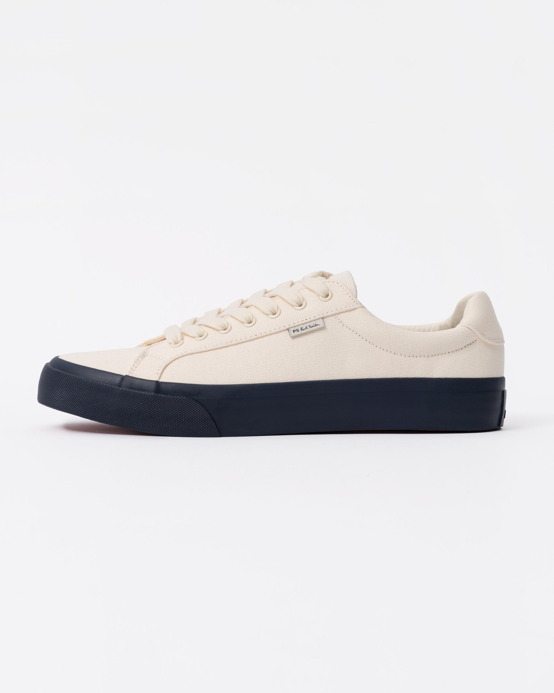 Discover designer mens trainers with Paul Smith's Amos Canvas Mens Trainers in 02 White