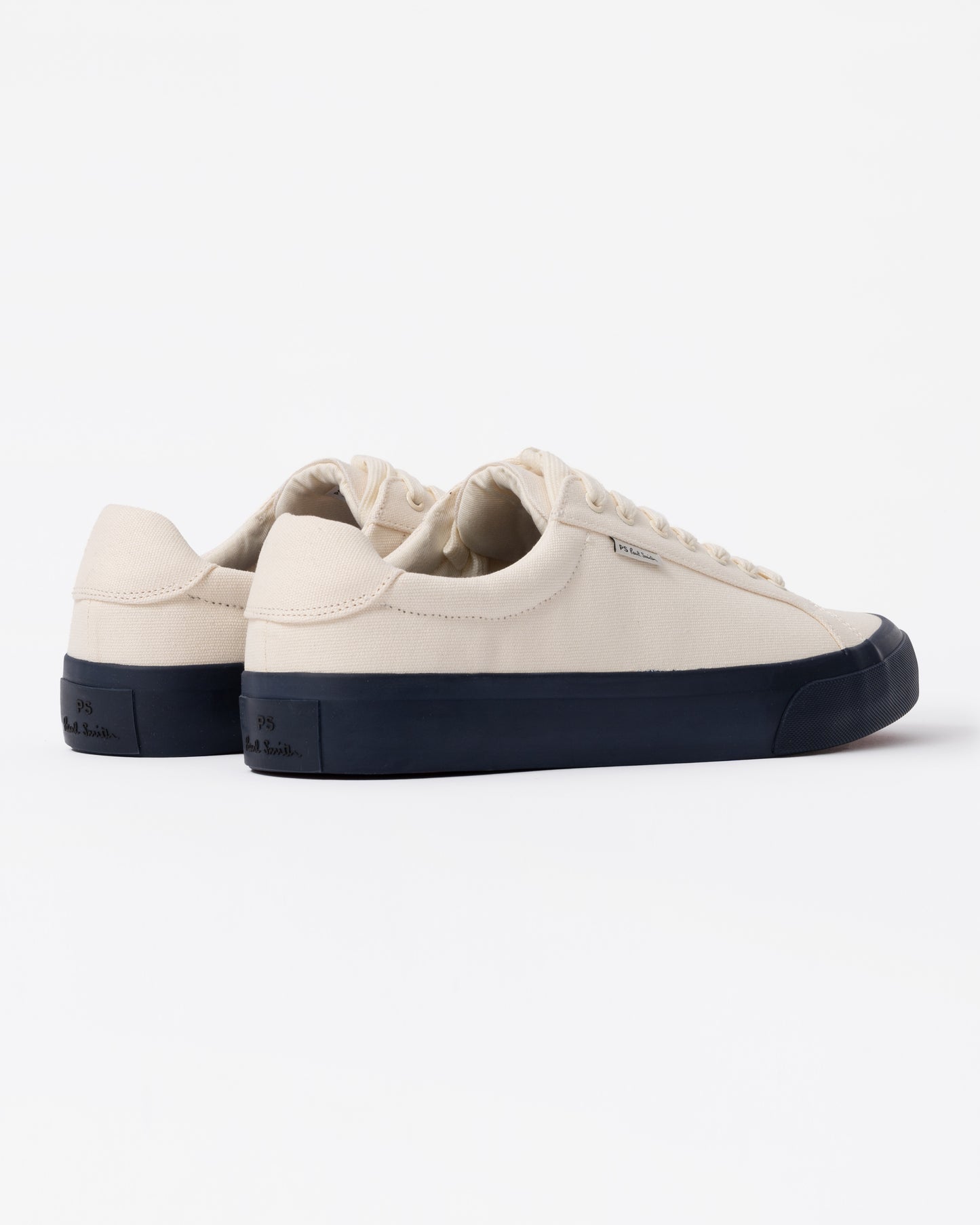 Discover designer mens trainers with Paul Smith's Amos Canvas Mens Trainers in 02 White
