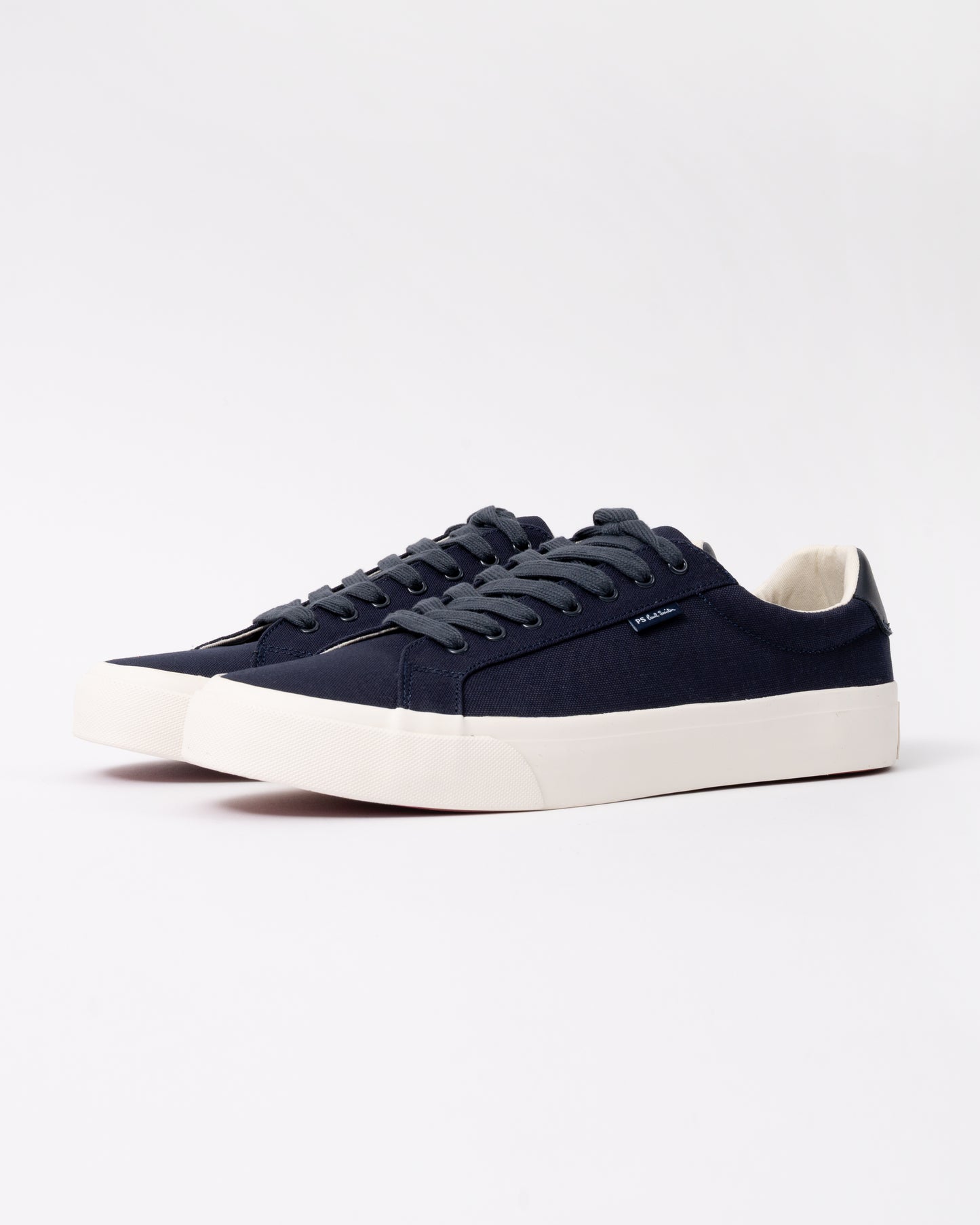 PS Paul Smith Amos Canvas Mens Trainers in 47 Navy