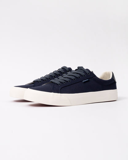 PS Paul Smith Amos Canvas Mens Trainers in 47 Navy