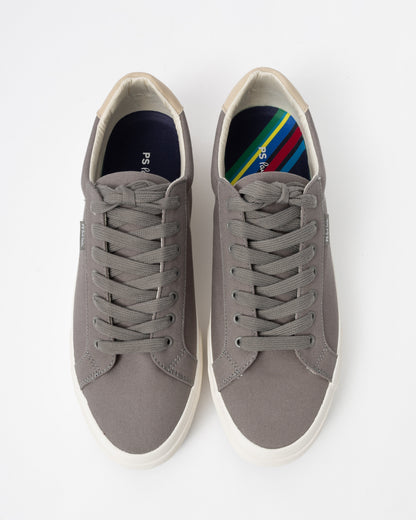 Discover designer mens trainers with Paul Smith's Amos Canvas Mens Trainers in 70 Grey