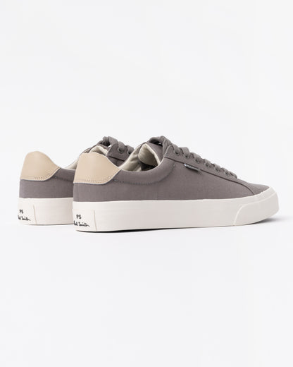 Discover designer mens trainers with Paul Smith's Amos Canvas Mens Trainers in 70 Grey