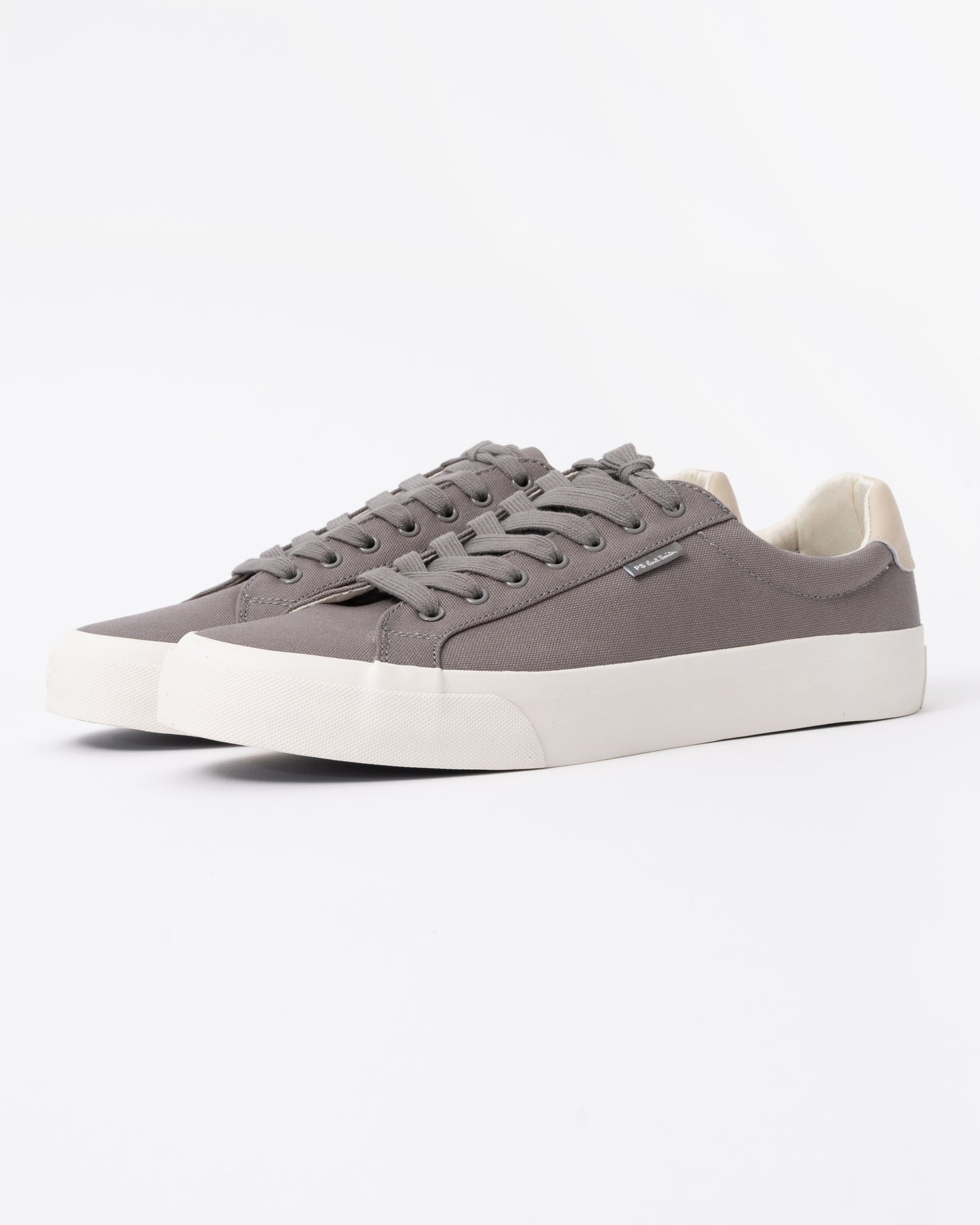 Discover designer mens trainers with Paul Smith's Amos Canvas Mens Trainers in 70 Grey