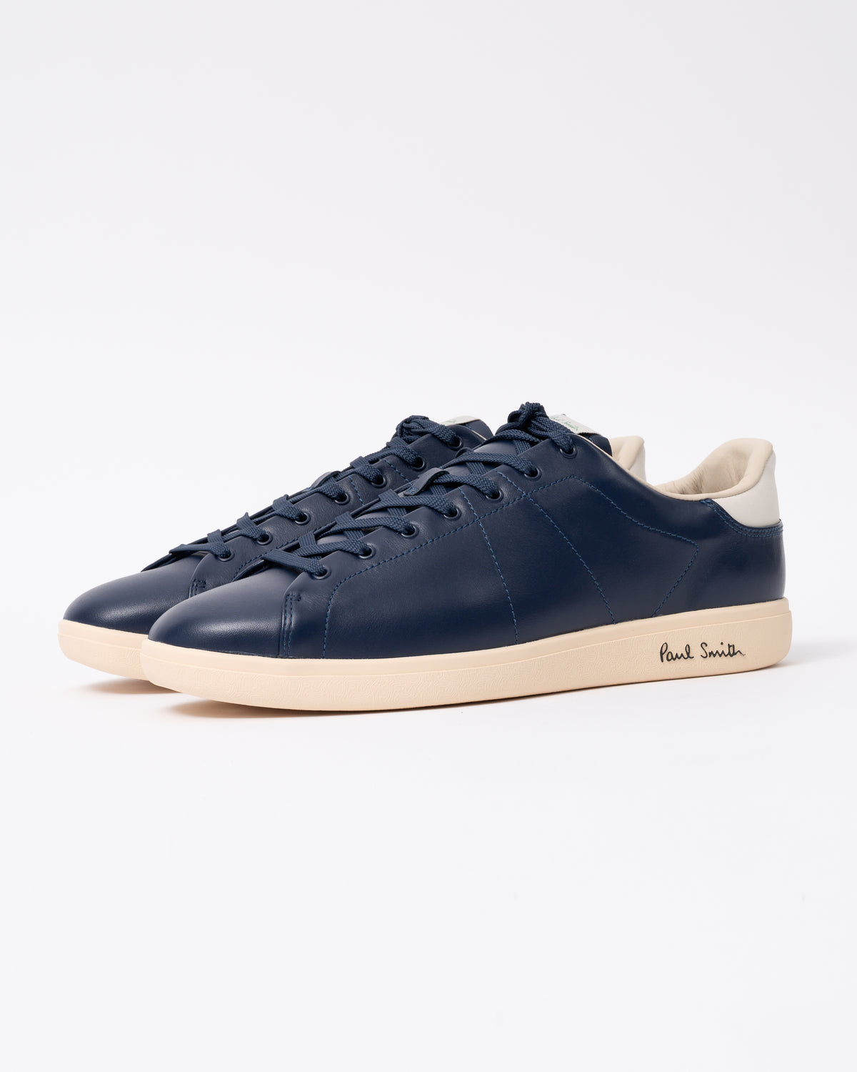 PS Paul Smith Chip Leather Mens Trainers - 49 Very Dark Navy