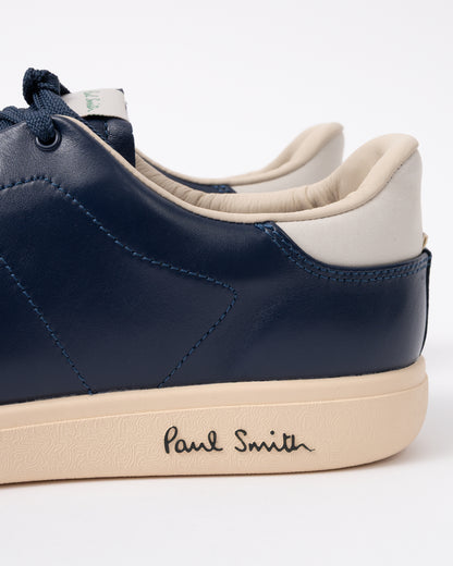 detail of PS Paul Smith Chip Leather Mens Trainers - 49 Very Dark Navy