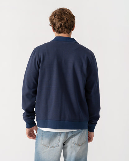 Back of PS Paul Smith Mens Casual Fit Cardigan - 46 Indigo
