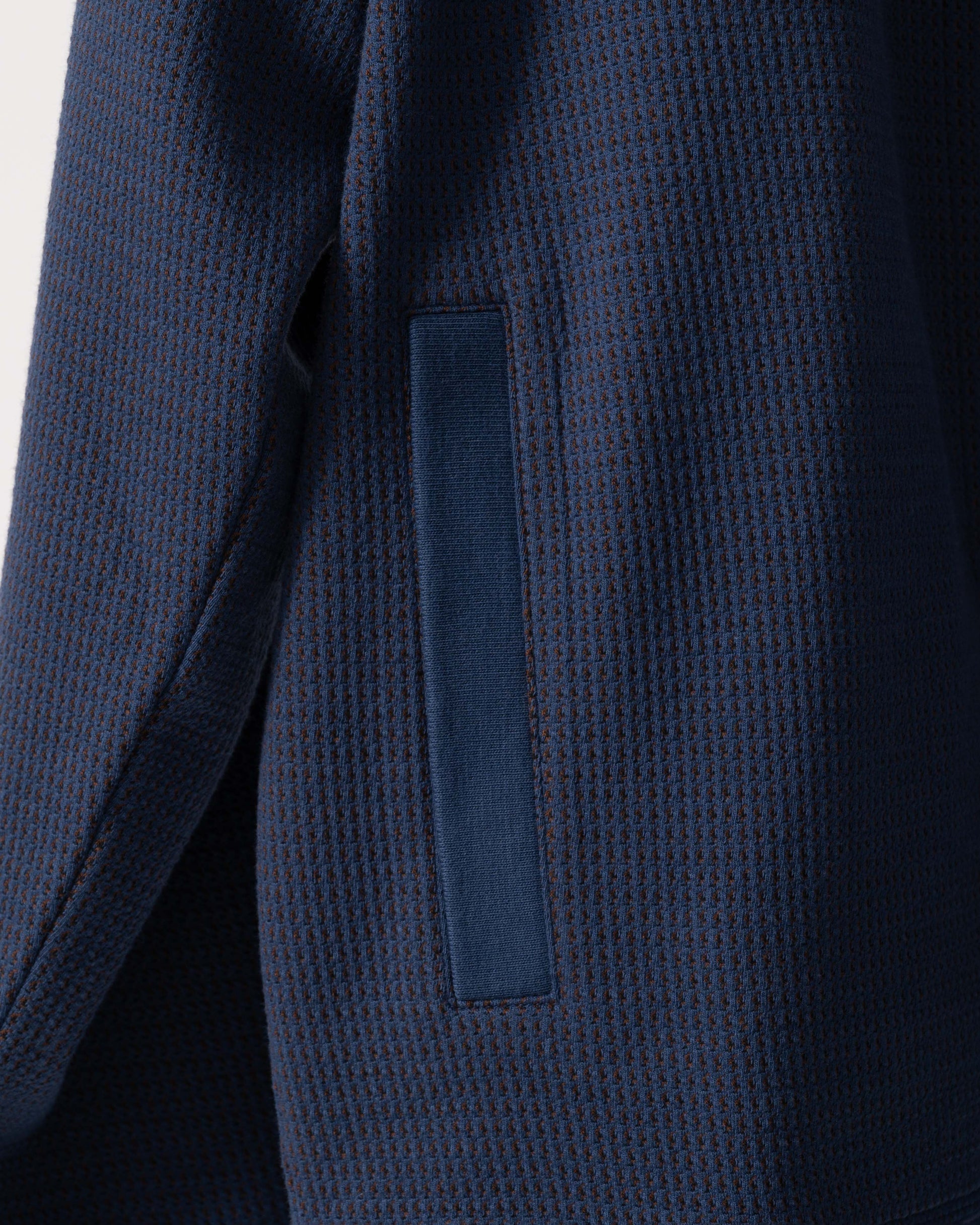 Pocket detail of PS Paul Smith Mens Casual Fit Cardigan - 46 Indigo
