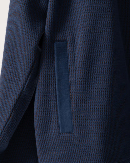 Pocket detail of PS Paul Smith Mens Casual Fit Cardigan - 46 Indigo