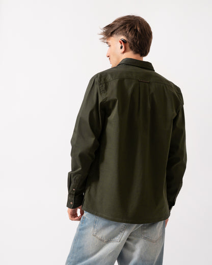 PS Paul Smith Mens Casual Fit Long Sleeve Shirt - 38 Bottle Green