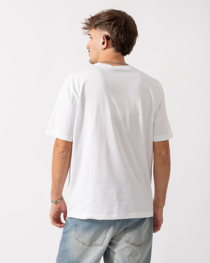 PS Paul Smith Mens Casual Fit Short Sleeve Flowers T-Shirt - 01 White