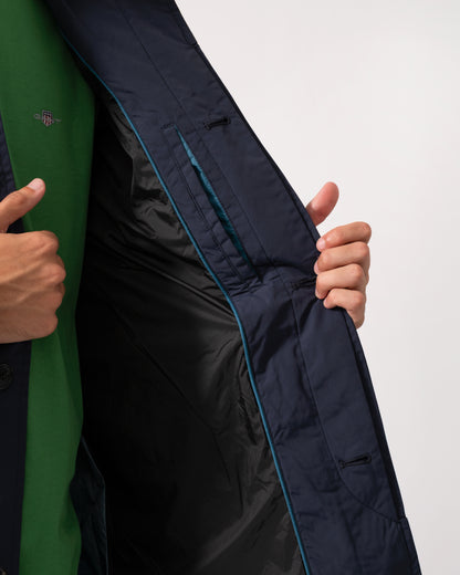 PS Paul Smith Mens Lined Mac - 49 Very Dark Navy